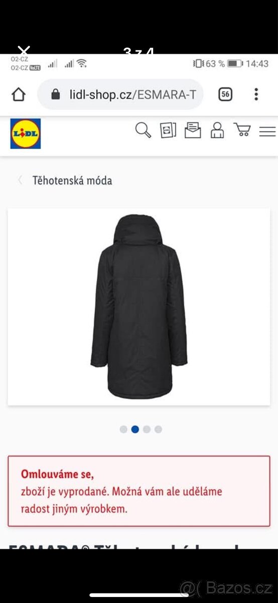 Těhotenská/nosící bunda - 7