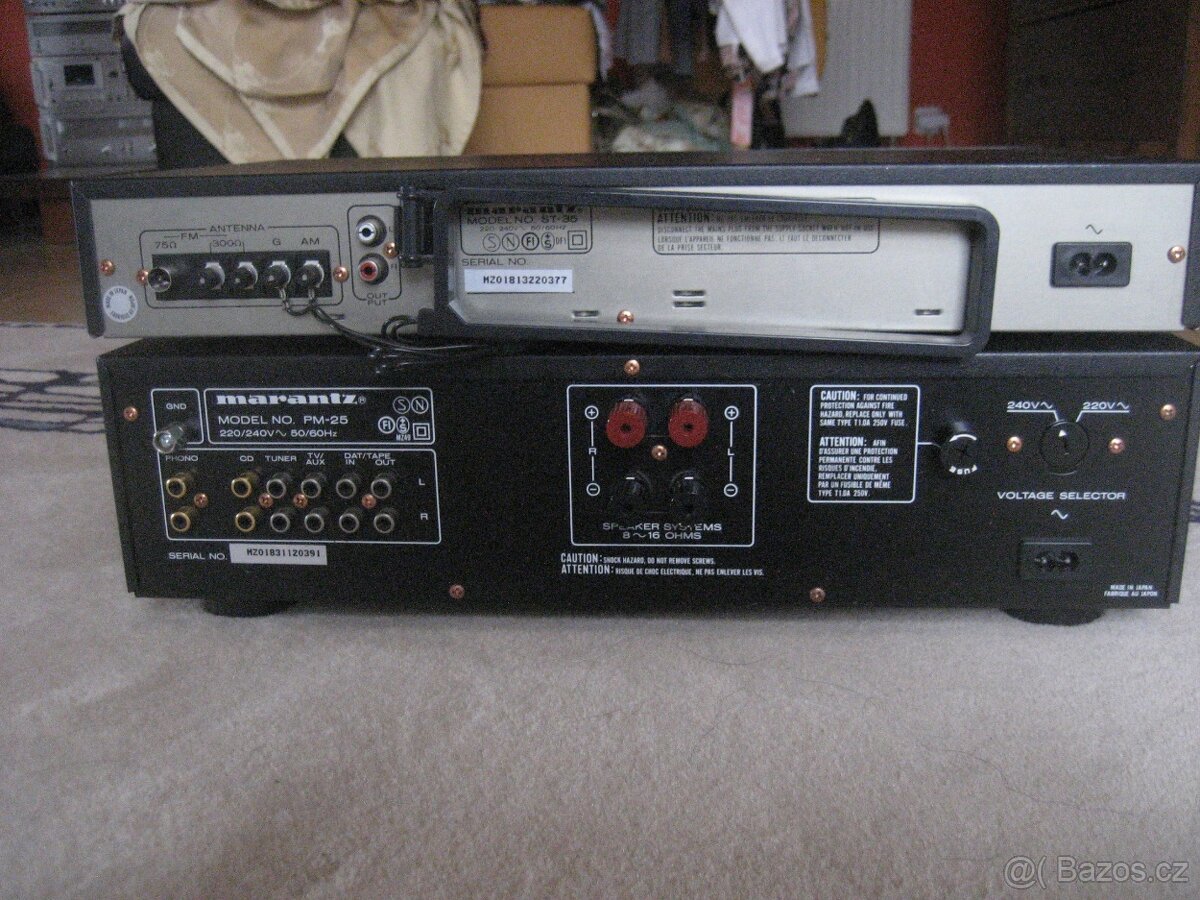Prodám zesilovač MARANTZ PM-25 + tuner ST-35 - 7
