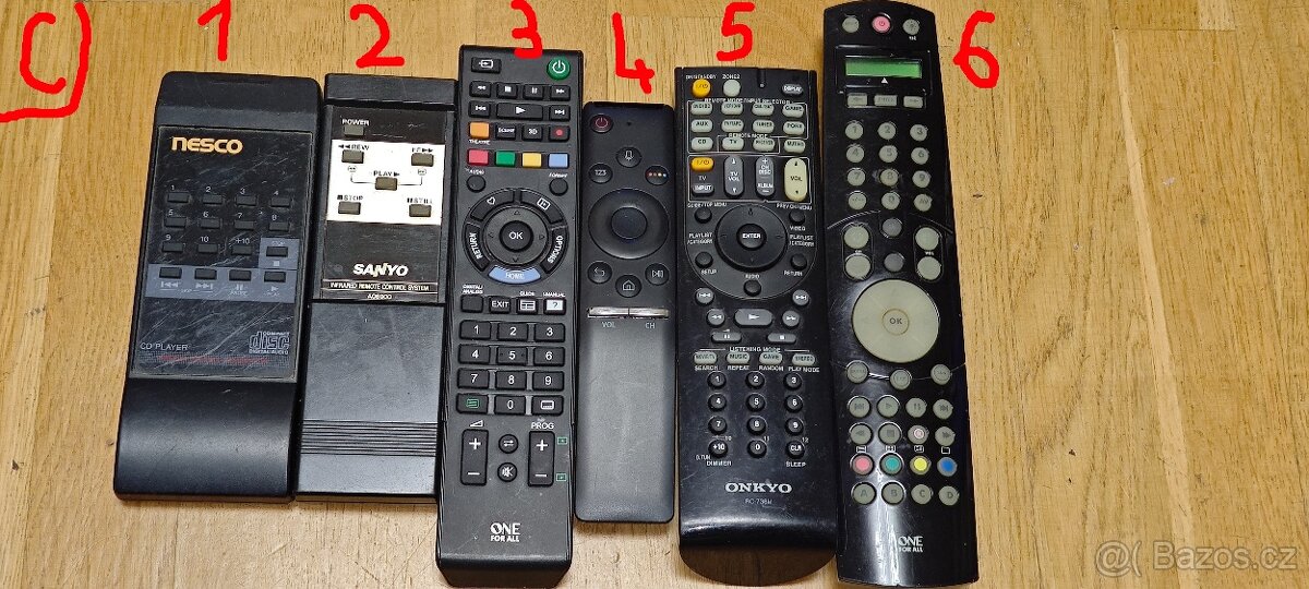 Ovladače SONY/ TECHNICS/ PANASONIC/ SHARP/ a další - 7