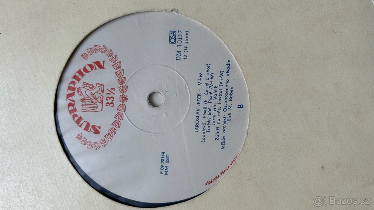 Voskovec Werich gramofonové desky - 7
