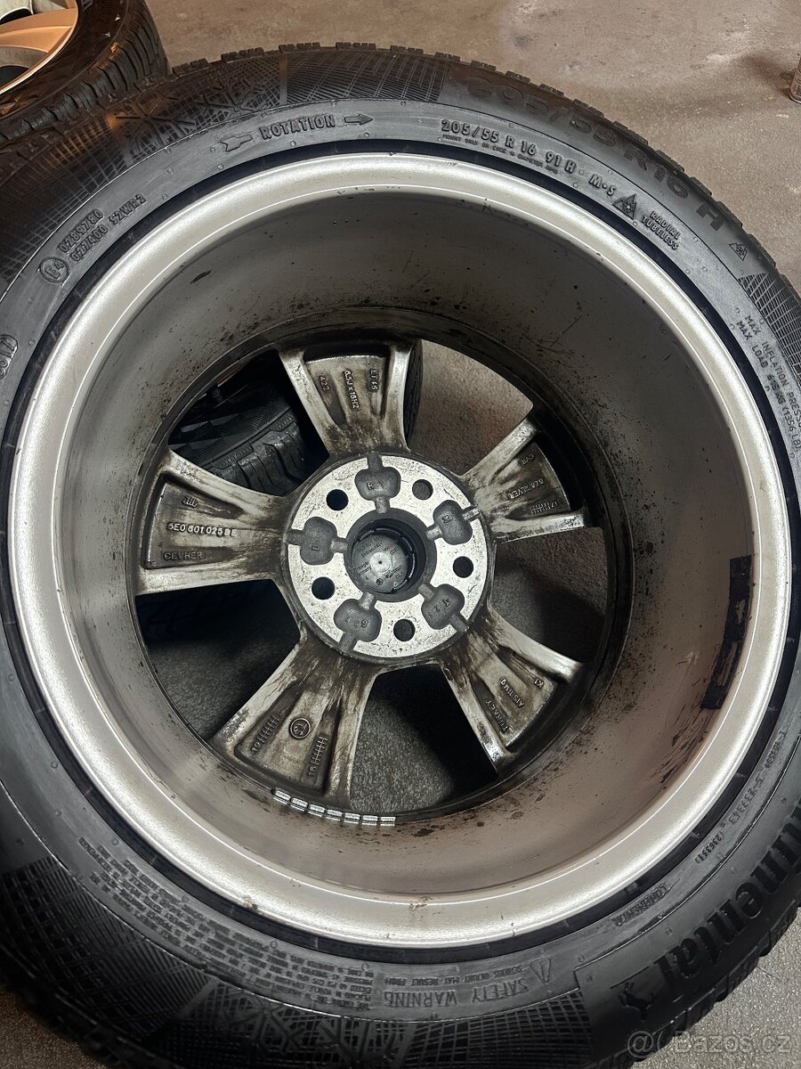 ALU Kola ŠKODA 5x112 R16 VELORUM Zimní Pneu 205/55/16 - 7