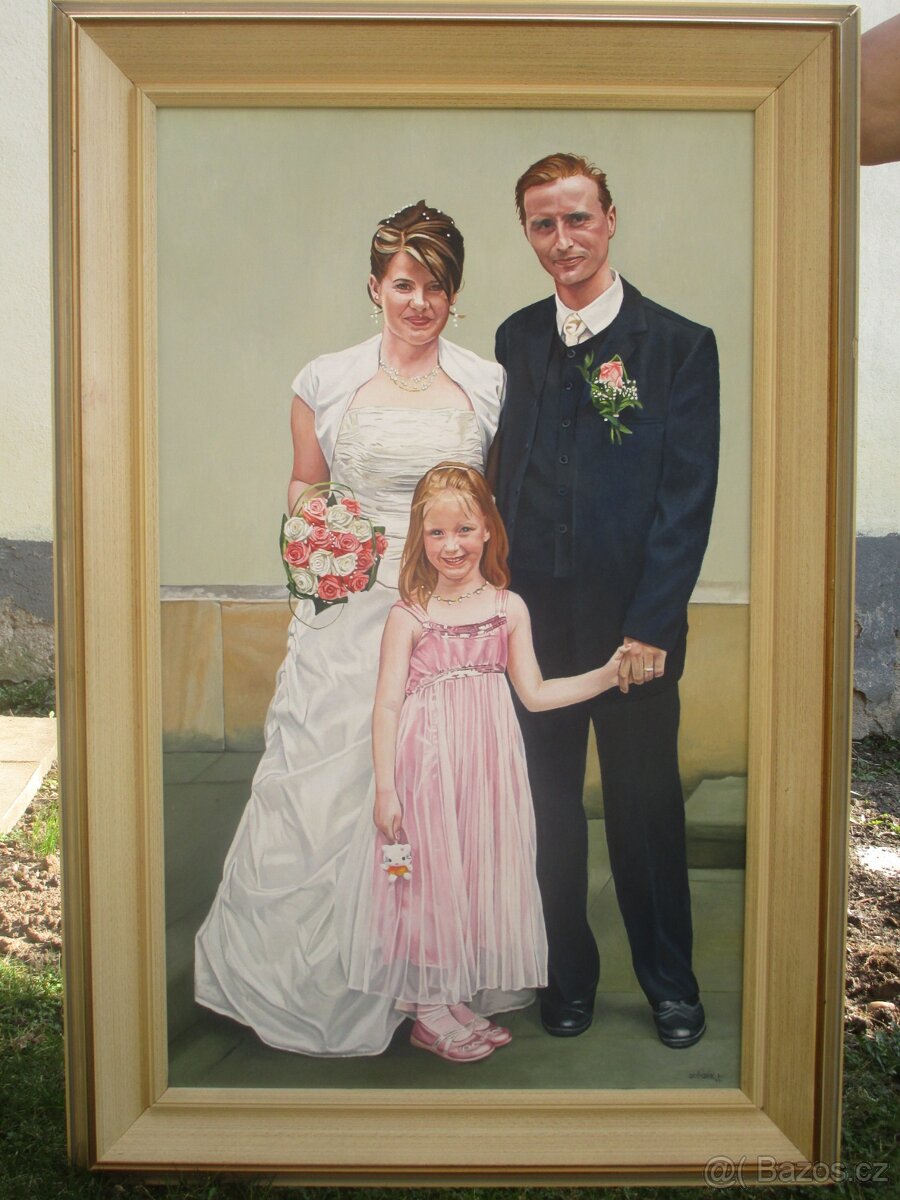 Realistické obrazy-ruční malba-olejomalba - 7