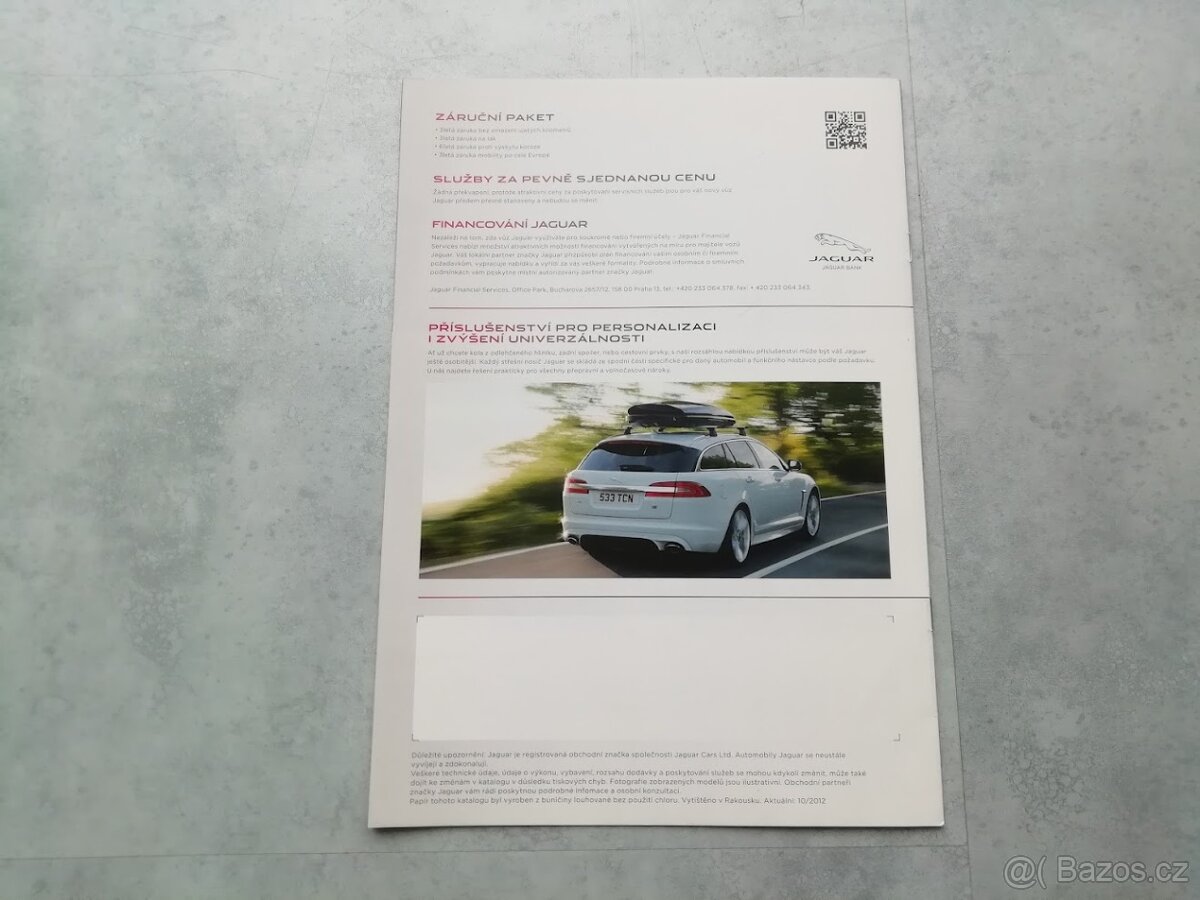 Jaguar XK, XF, XJ - prospekty - doprava v ceně - 7