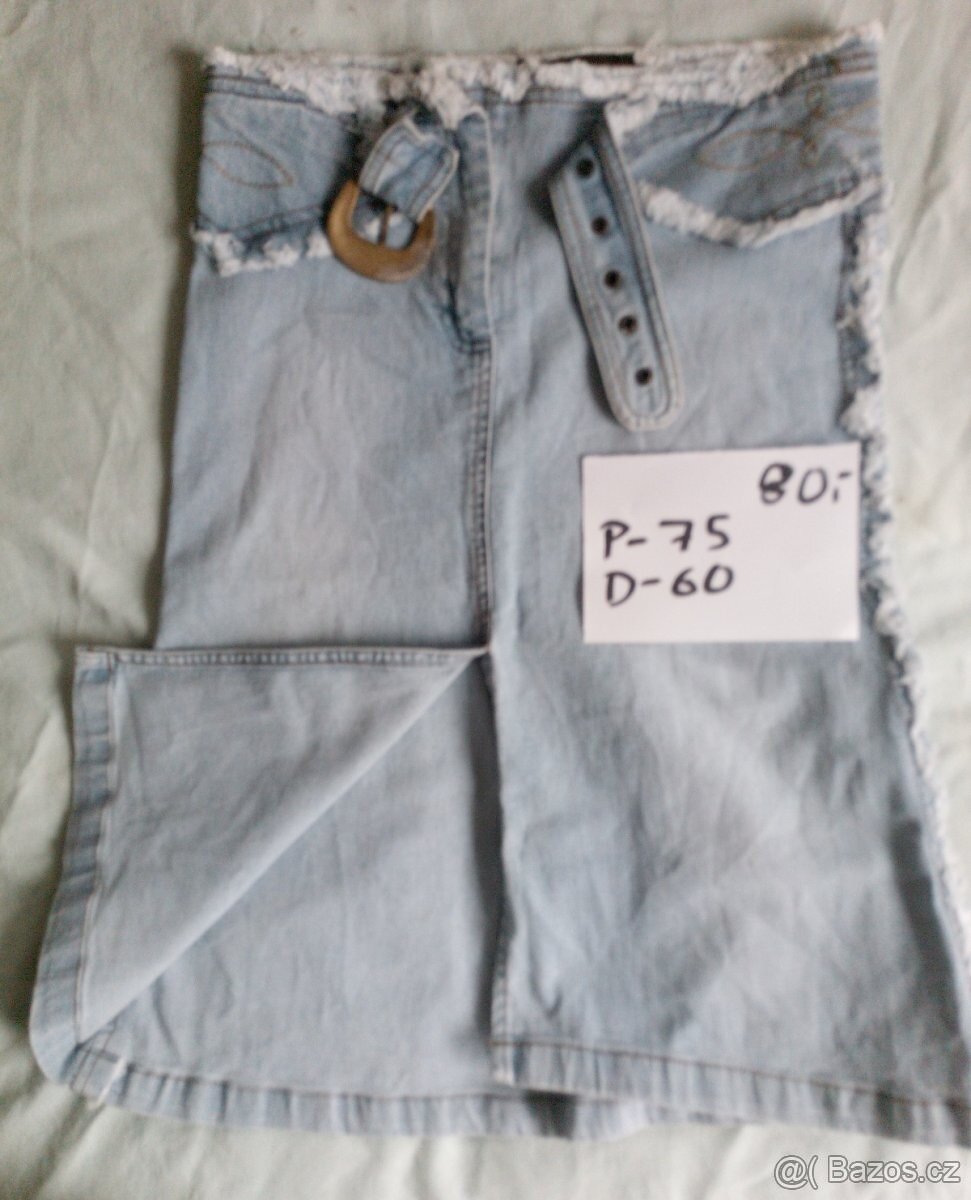 JEANS SUKNĚ - 7
