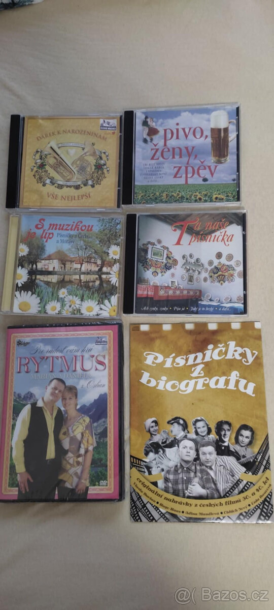 CD a DVD a mg kazety - lidovky, dechovky a další - 7