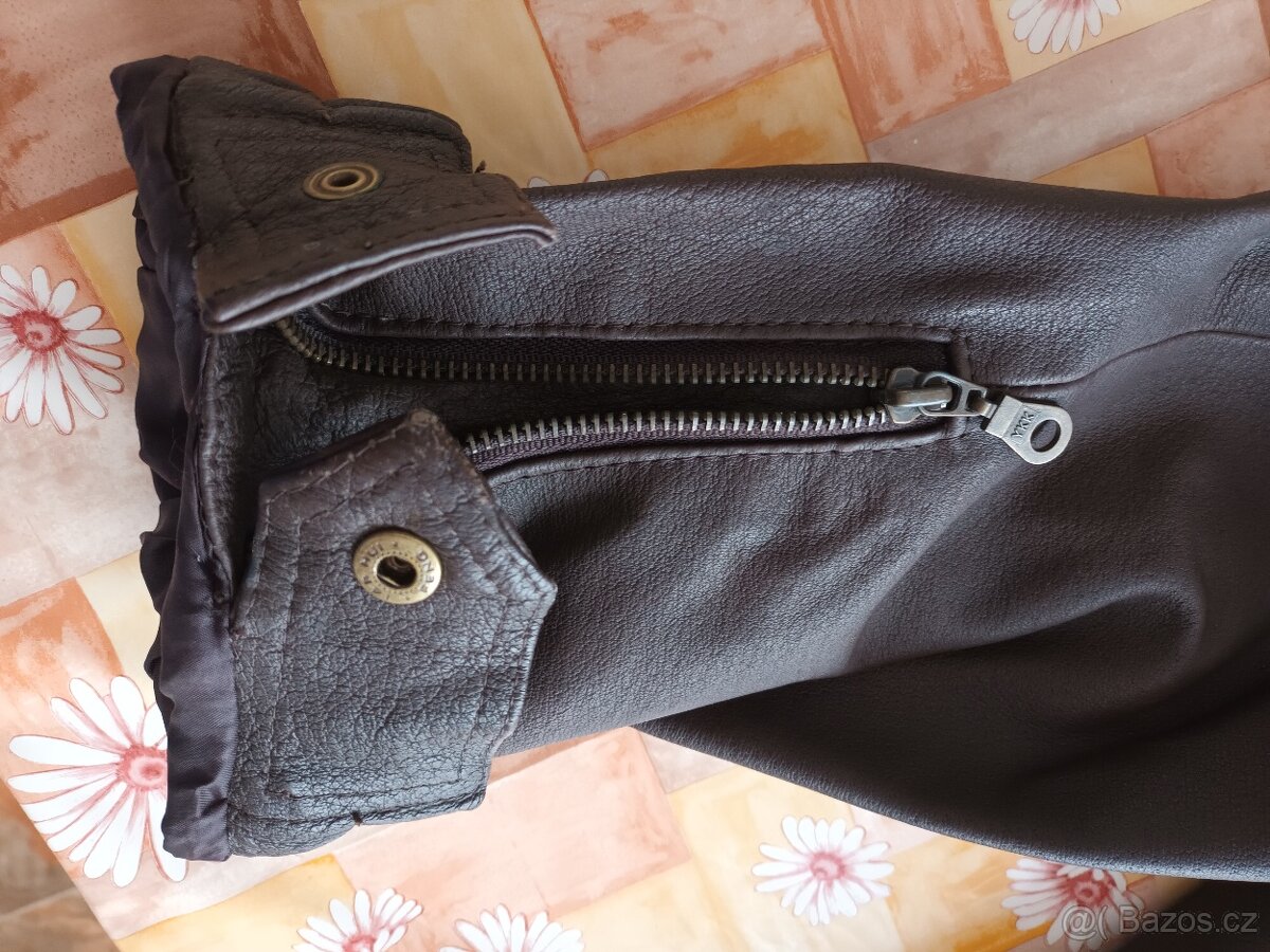 Kožená pánská bunda XXL - 7