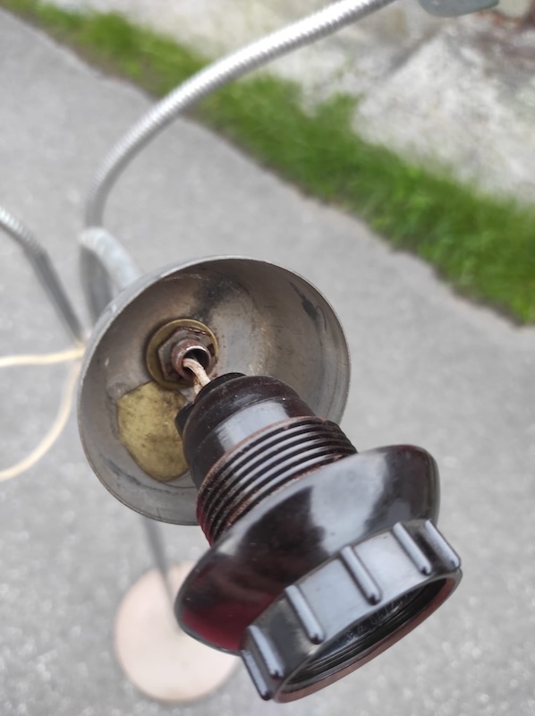 Retro stojací lampa - 7
