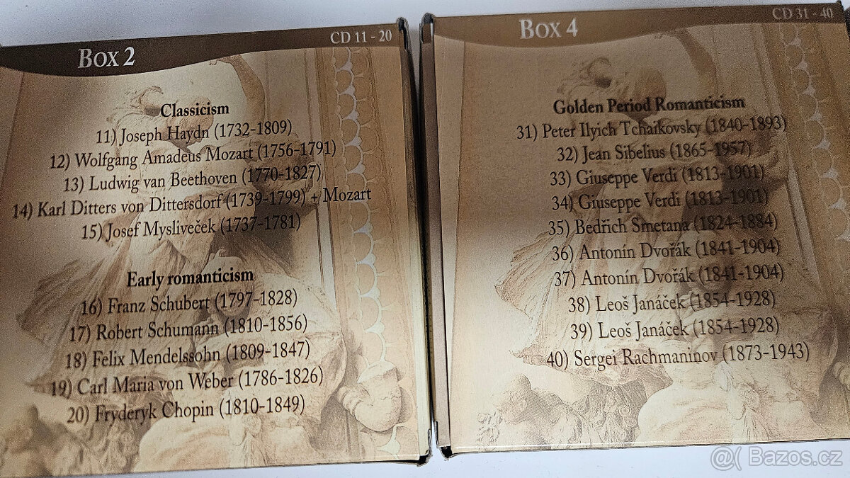 Vážná klasická hudba Gold Classic 50 CD - 7