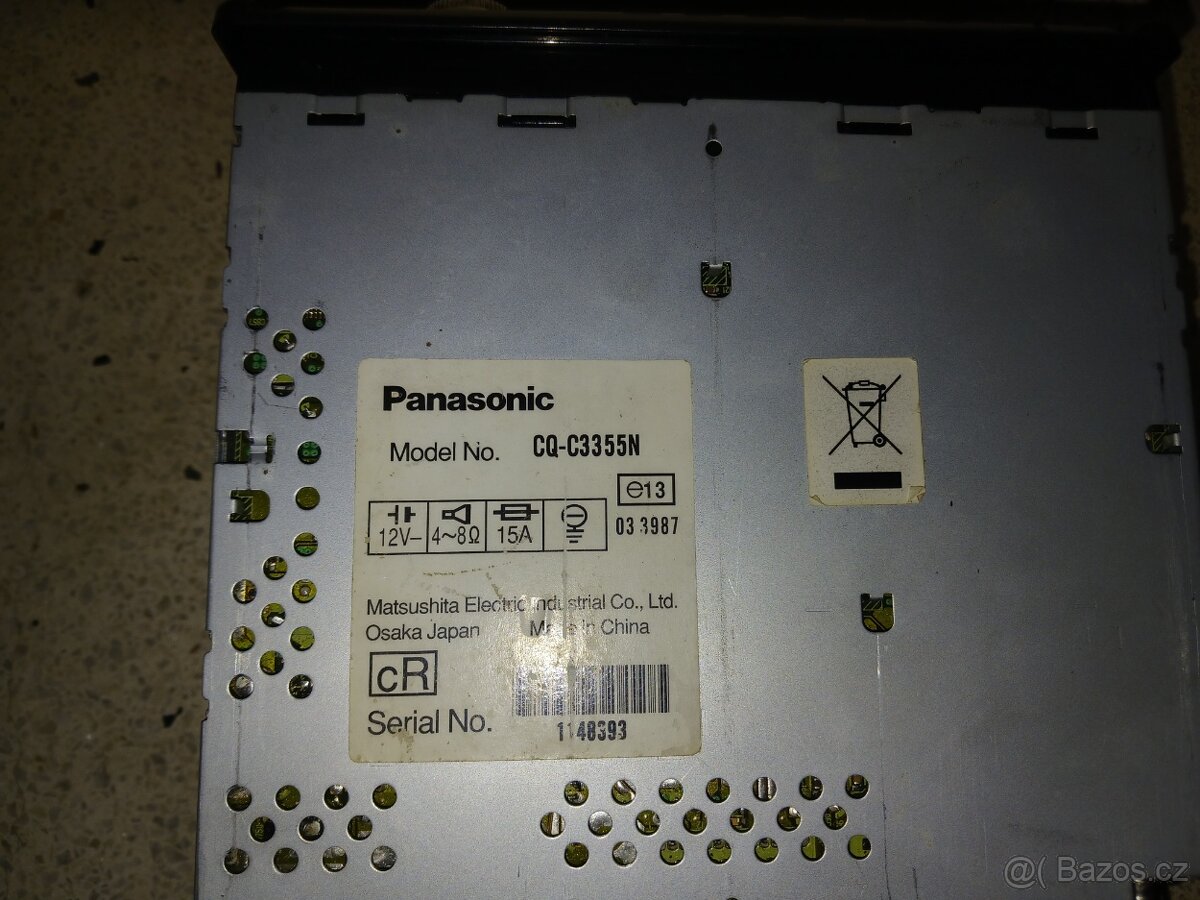 Autorádio Panasonic CQ-C3555N USB MP3 - 7