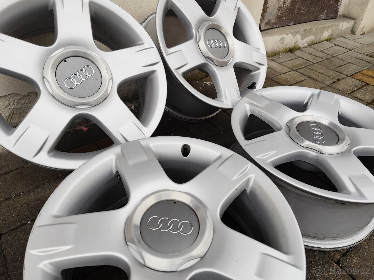 ALU 5x112 r16 AUDI - PĚKNÁ SADA - 7