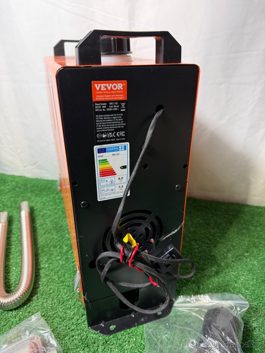 Dieselový ohřívač vzduchu All-in-one 12V 8KW - 7