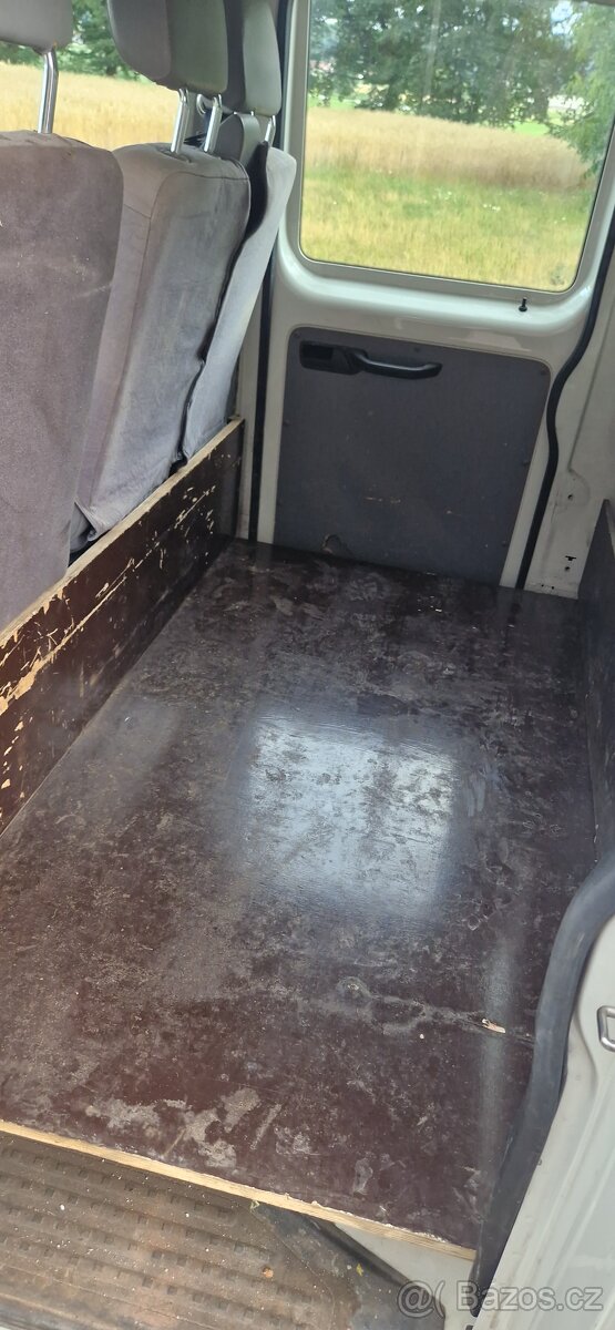 VW transporter valník 1.9 TDi, 6 místný, klimatizace , tažné - 7