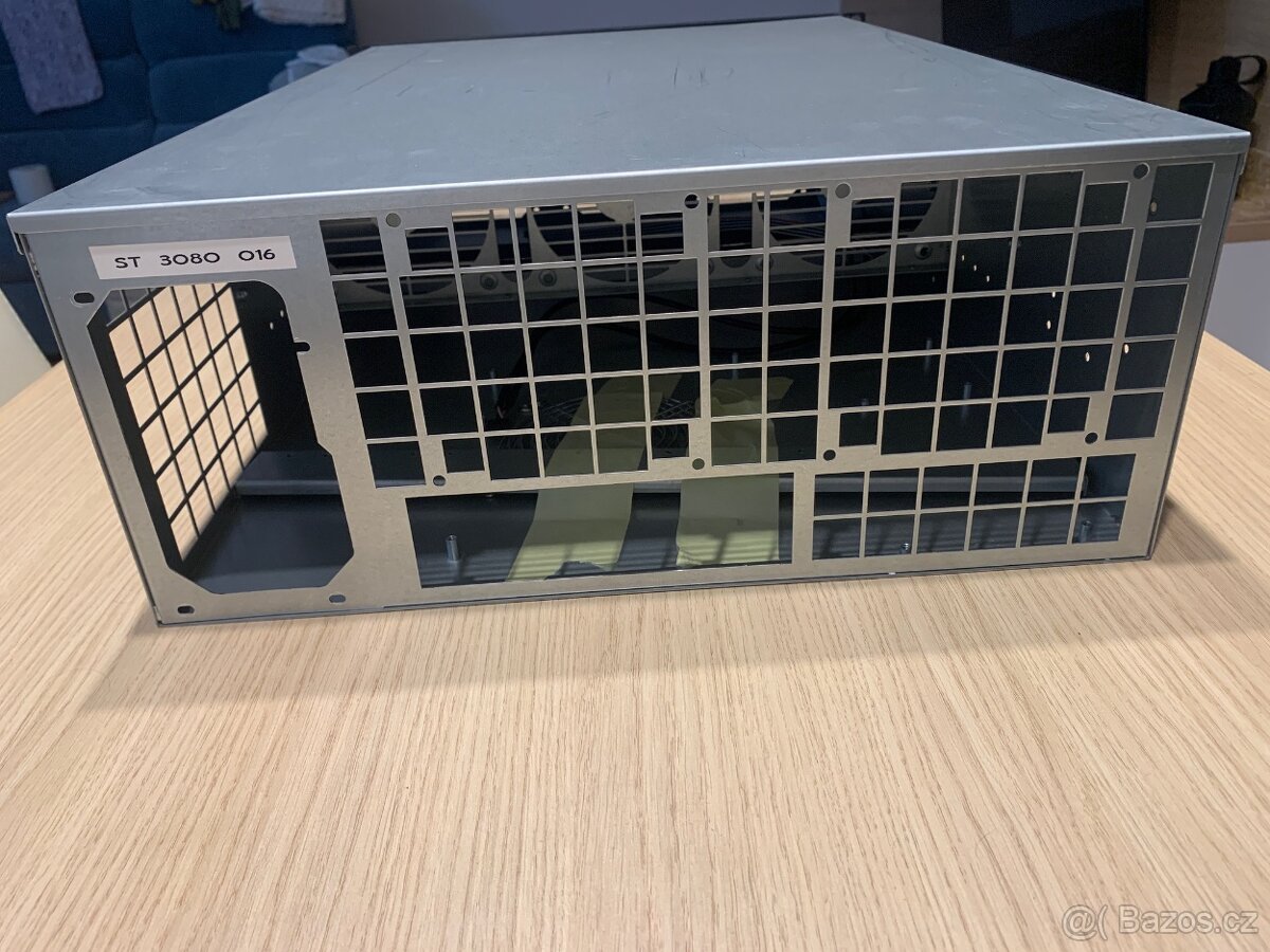 Inter-Tech 4U 6-8 GPU 19 Inch Mining Rig Server Case - 7