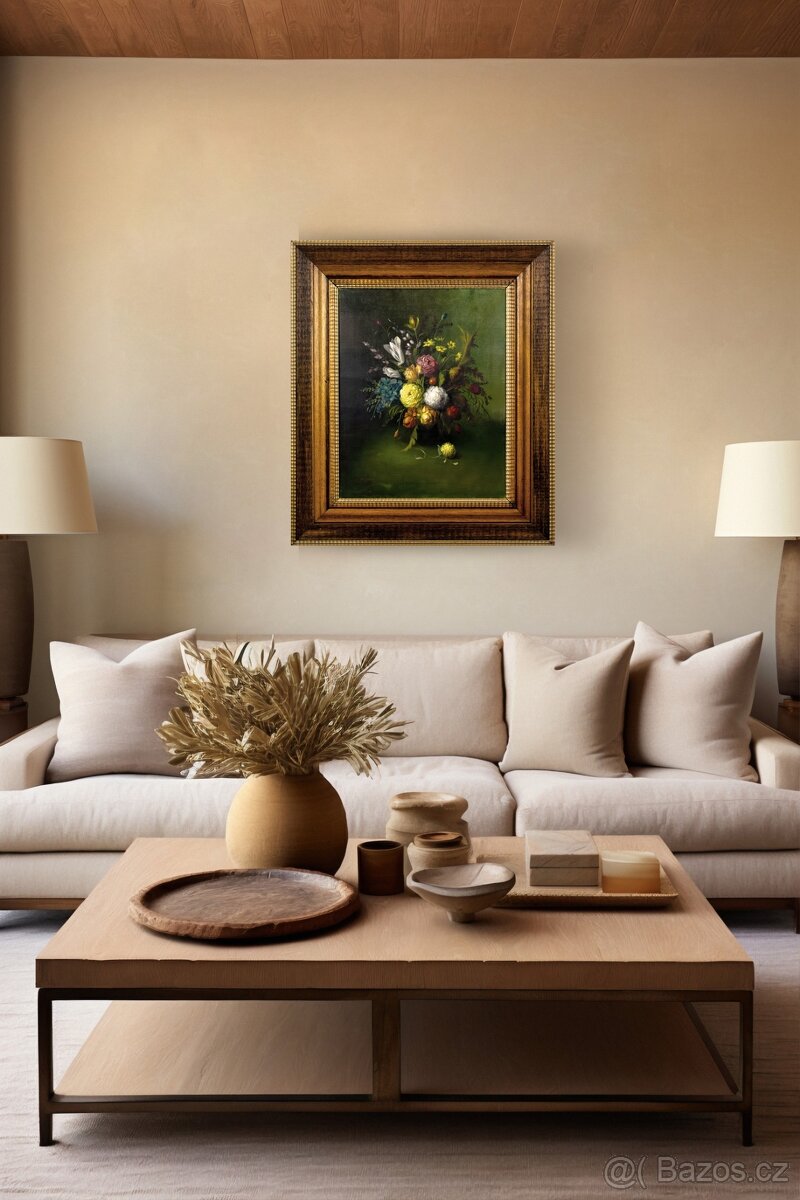 Květena. , N.Sherif, olej na plátně, 720 × 630 mm - 7