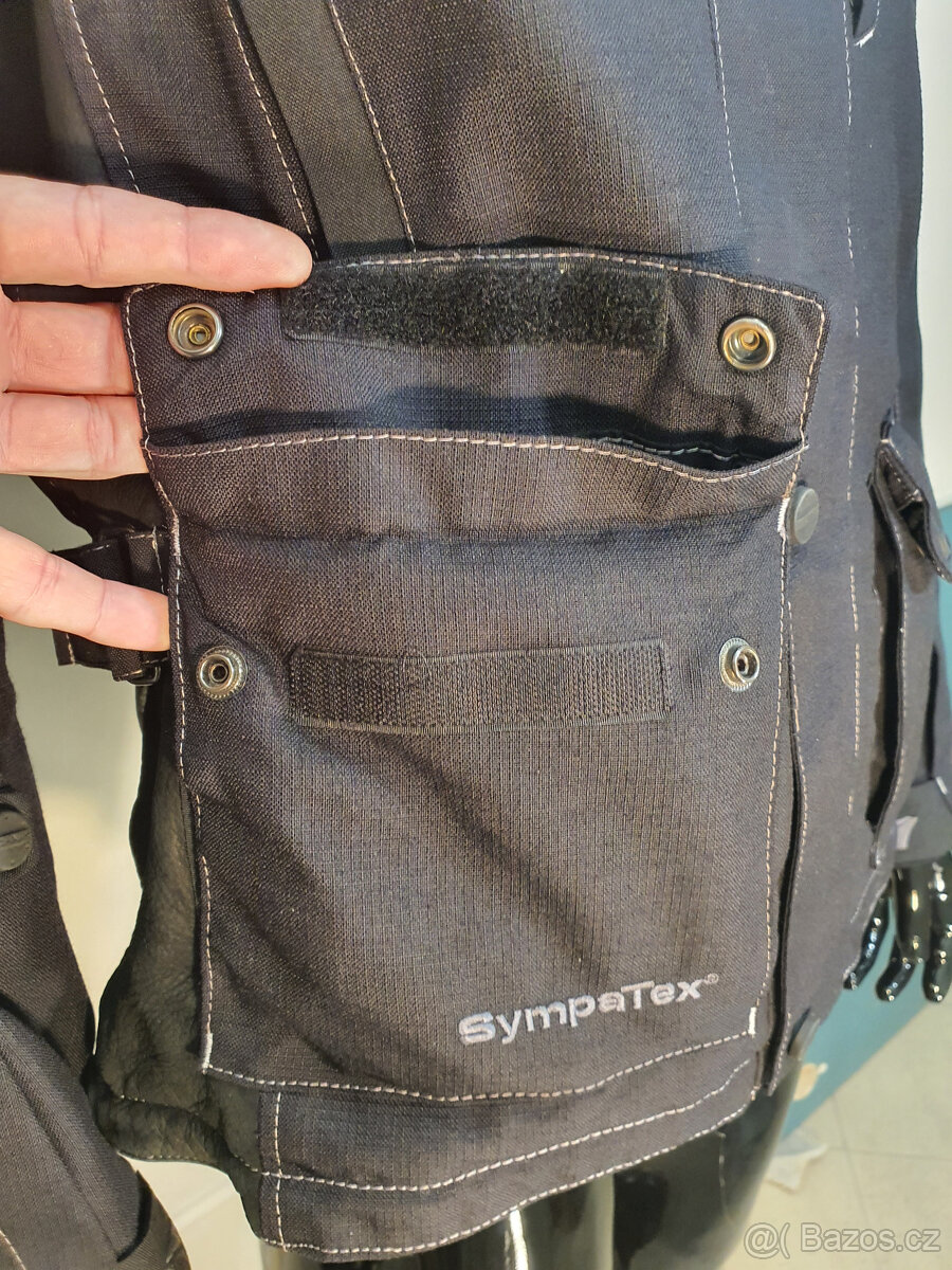 Mohawk MVS-1 Kůže Textil bunda na moto Harley XL - 7