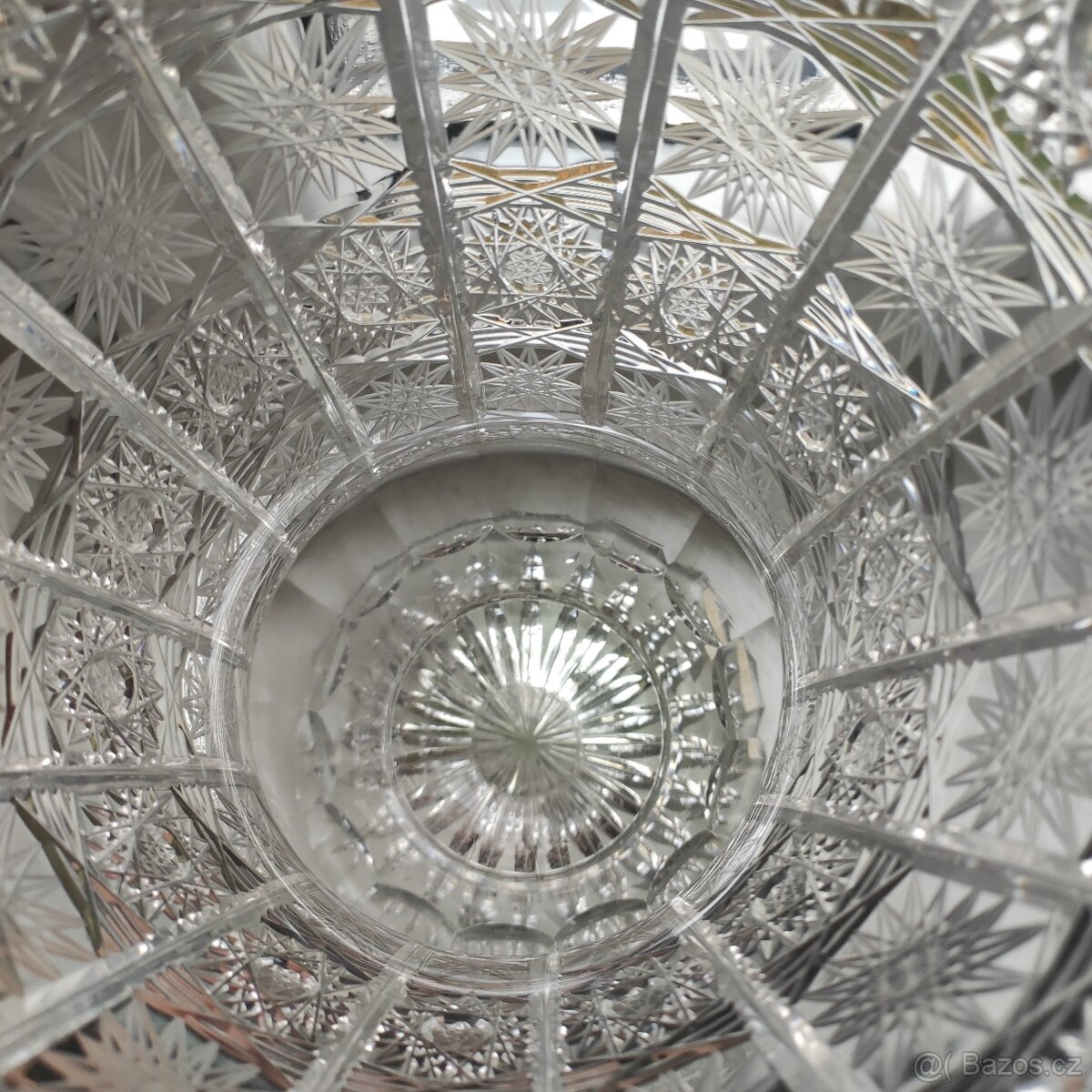 velká broušená váza - 7