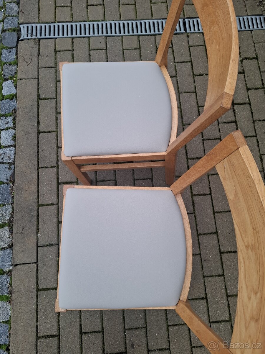 2 židle dubové - 7