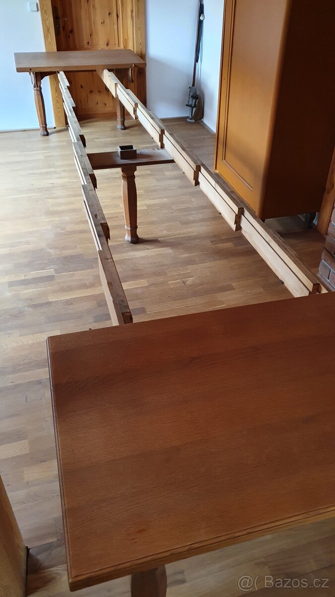 Starožitný stůl z masivu - 7
