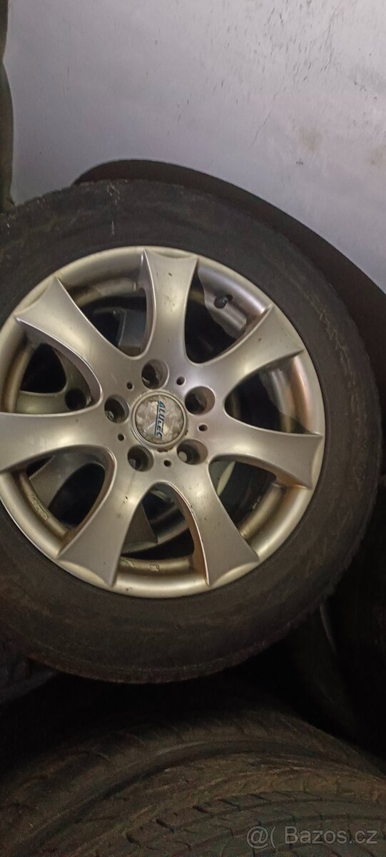 Zimni sada kol s pneu na BMW E60 E61 zadokolka 225/55 R16 - 7