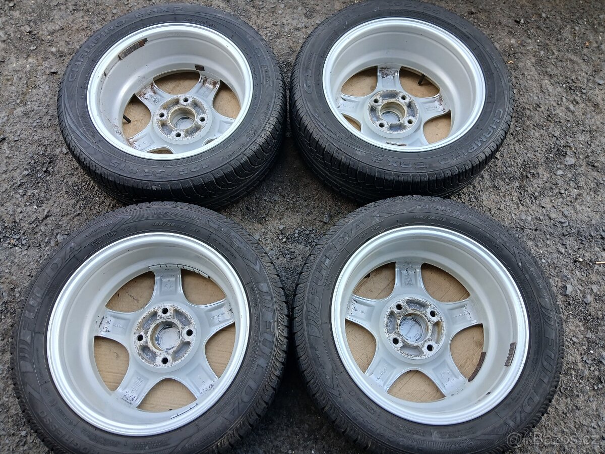 Prodám sadu ALU kol Enzo 195/55R15 letní - 7