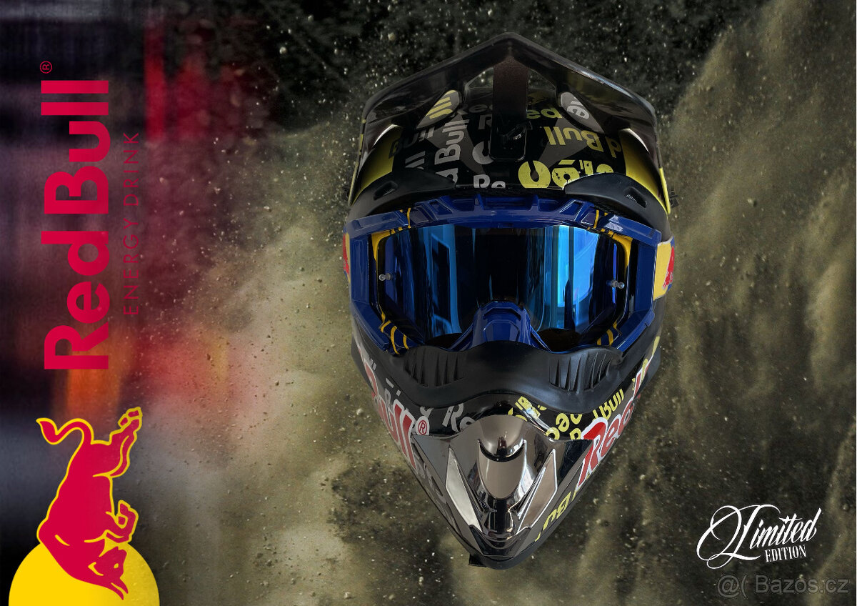 RED BULL HELMA + OKULIARE KINI + MIKINA + KARTA - 7