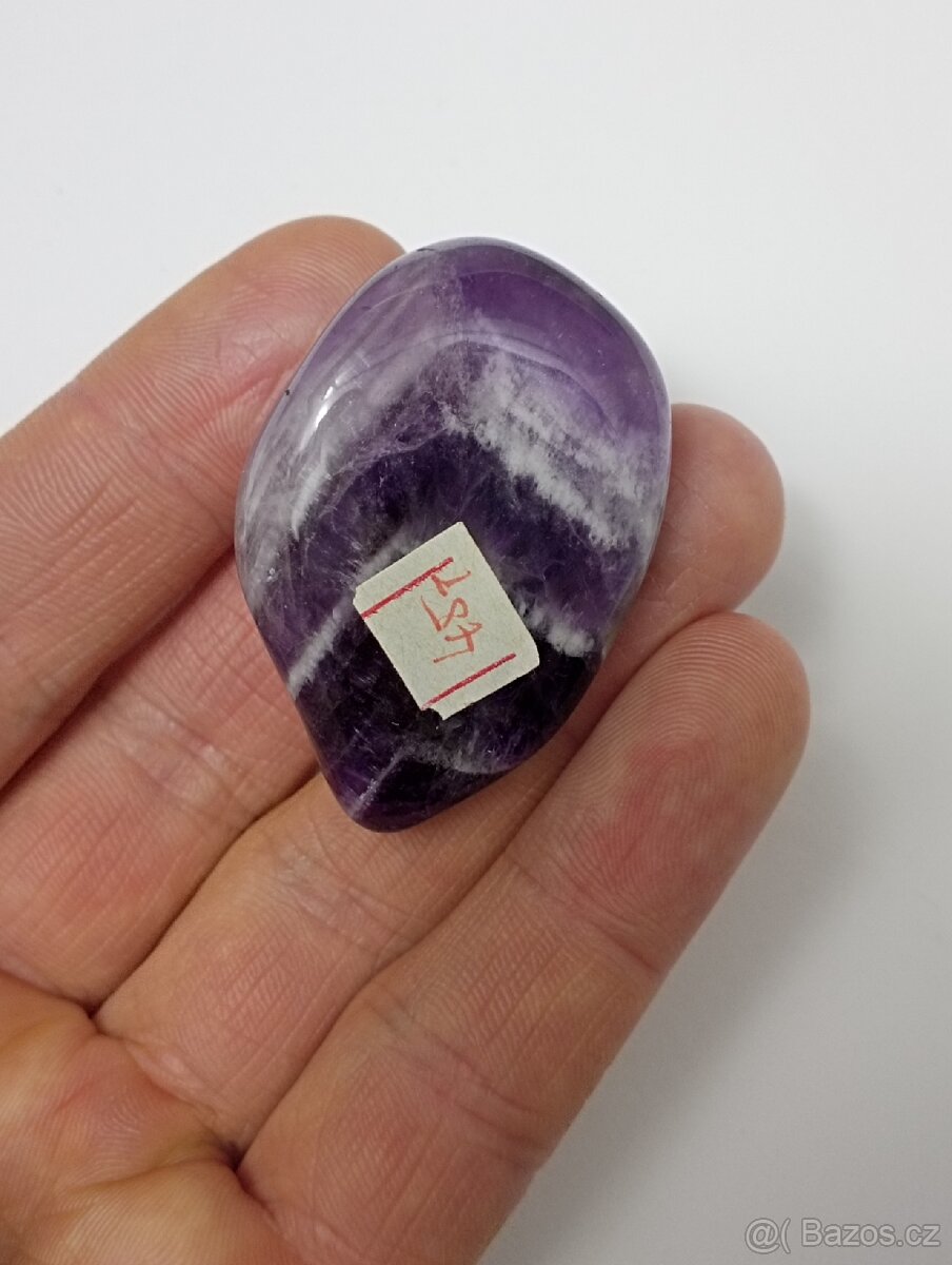 Ametysty tromlované Malawi - 7