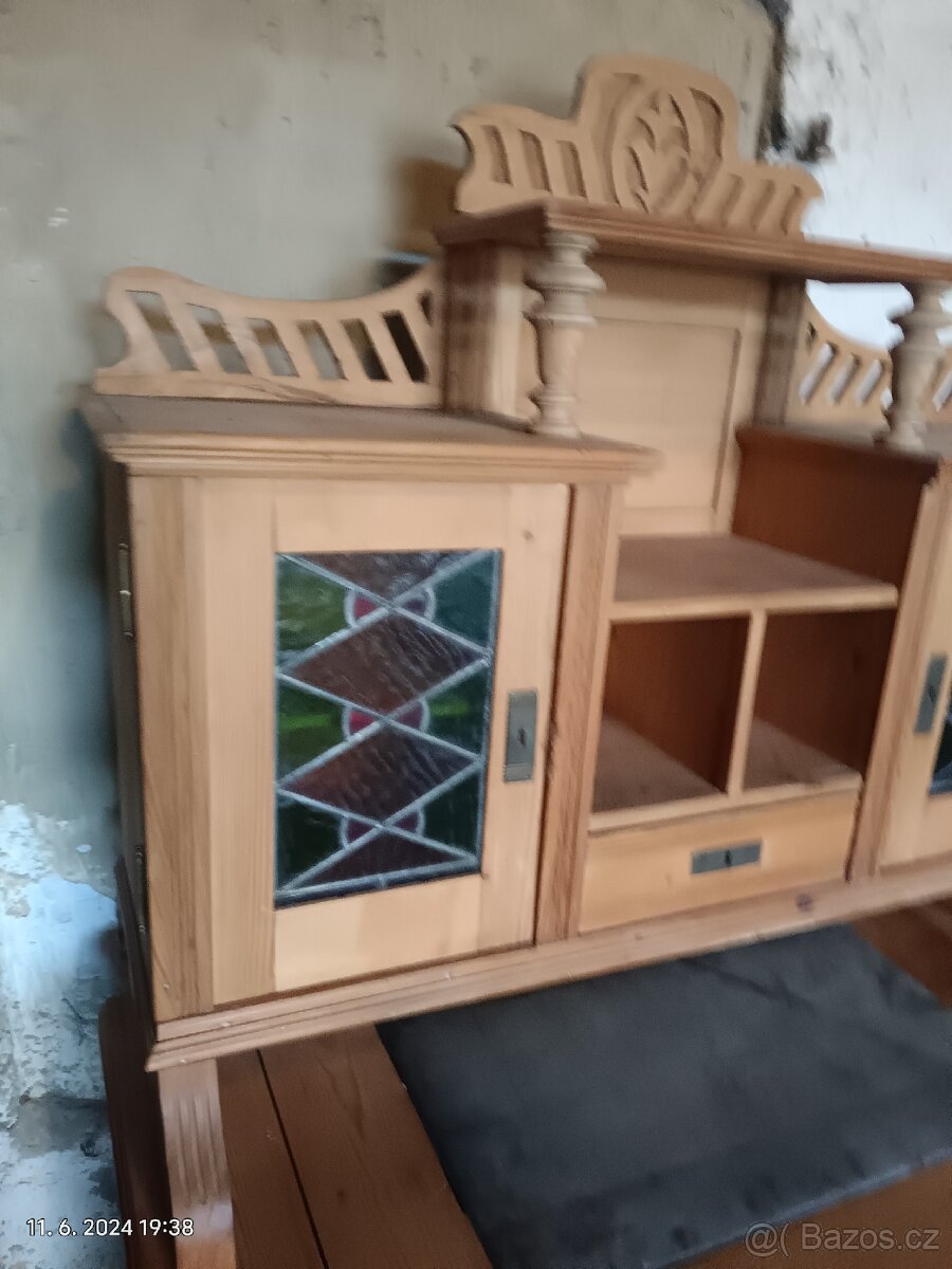 Starožitný psací stůl - 7