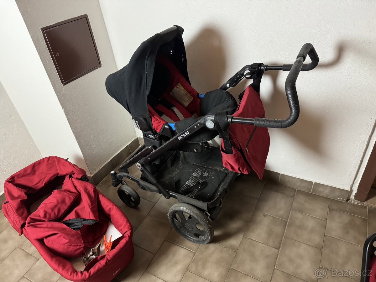 Britax GO 3kombinace s doplňky Flame Red+iPhoneSE128GB dárek - 7