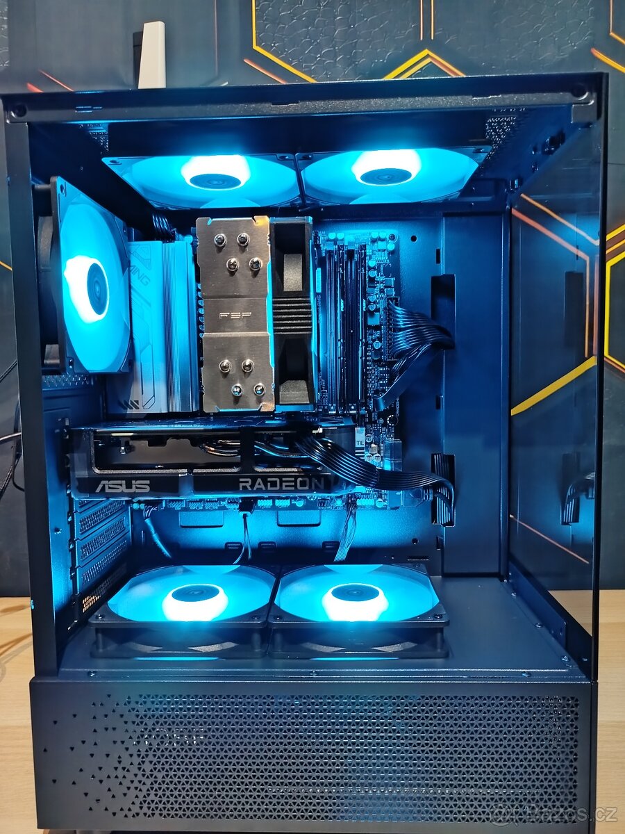 Herní PC RYZEN 7 8700,RX 9060XT 16GB,32GB DDR5,WIFI - 7