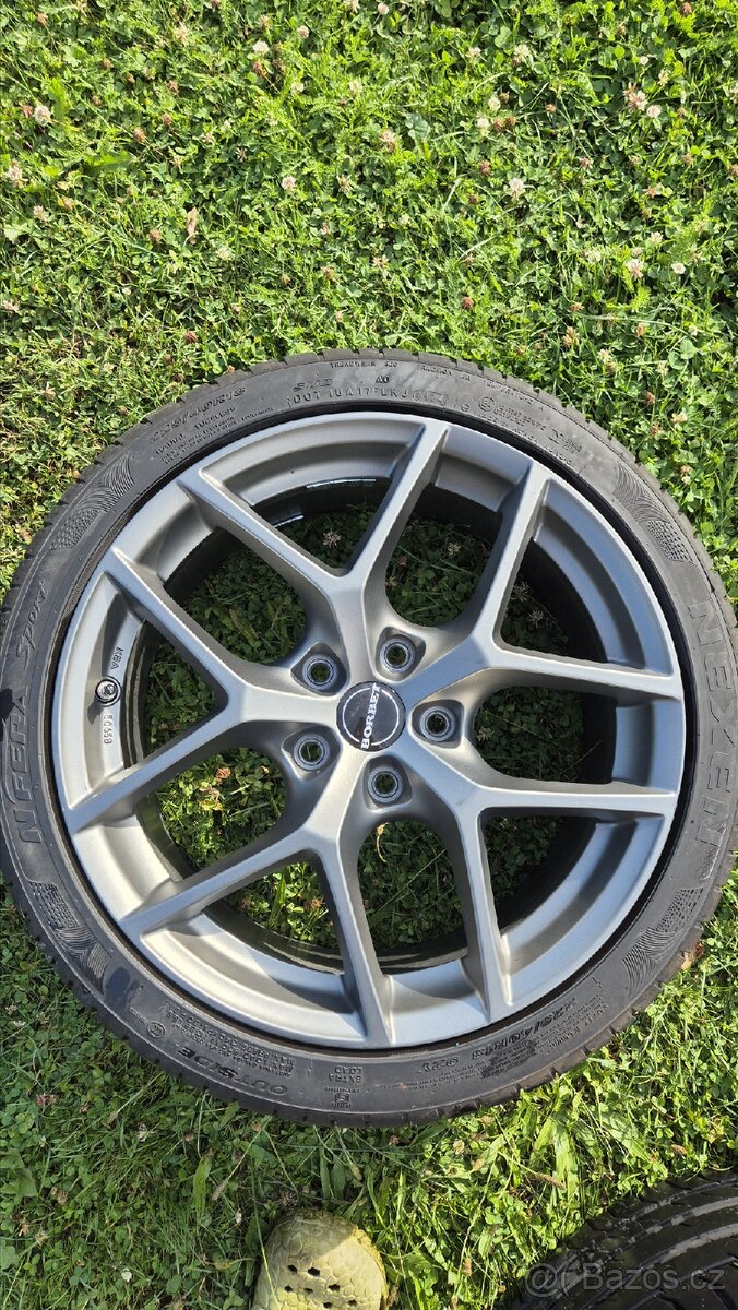 Alu kola Borbet r18 krásná letní sada - 7