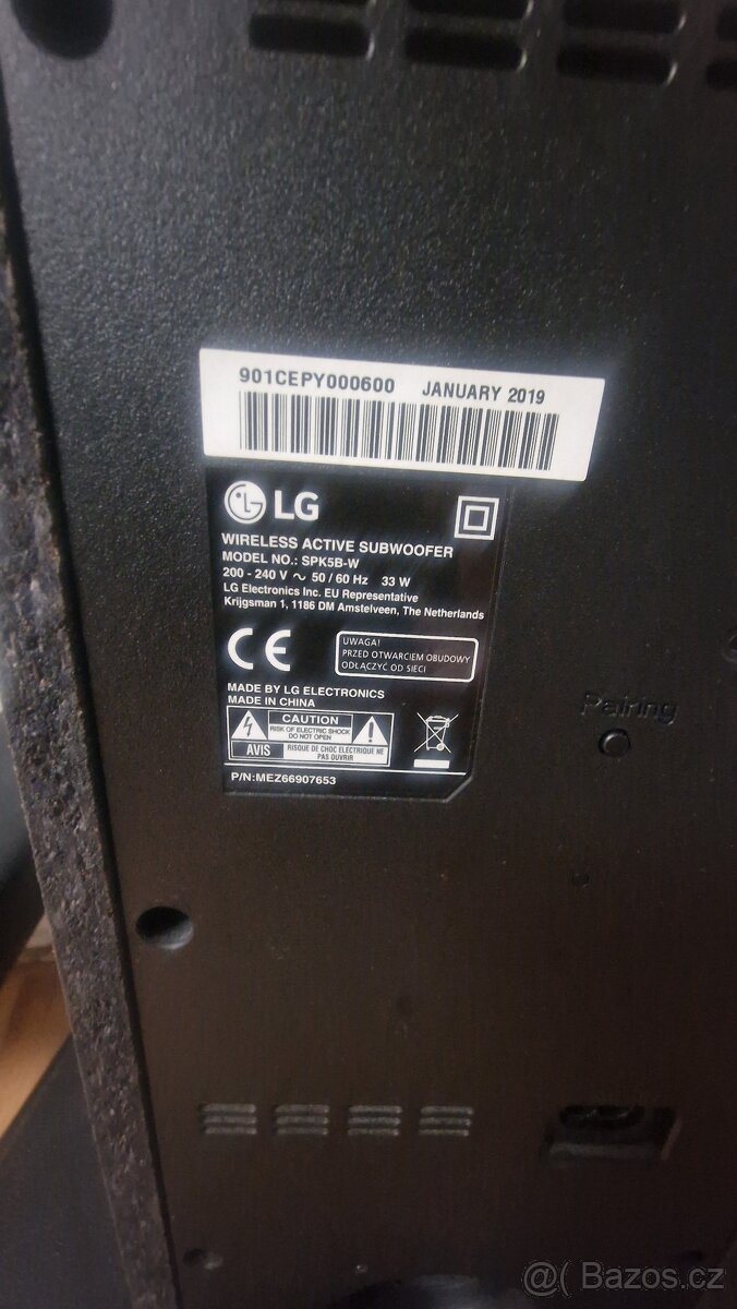 Soundbar LG-SK 5.bezdratovy Subwoofer - 7