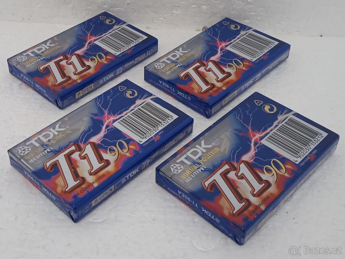 TDK T1 90 T1-90EA Retro Audiokazeta - 7