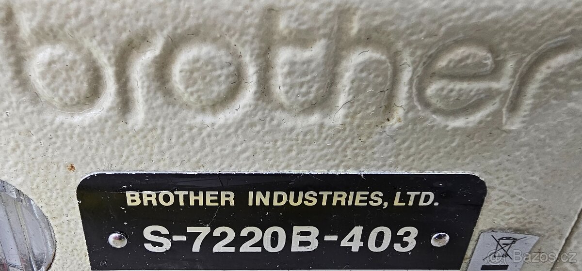 šicí stroj BROTHER S-7220B-403 - 7