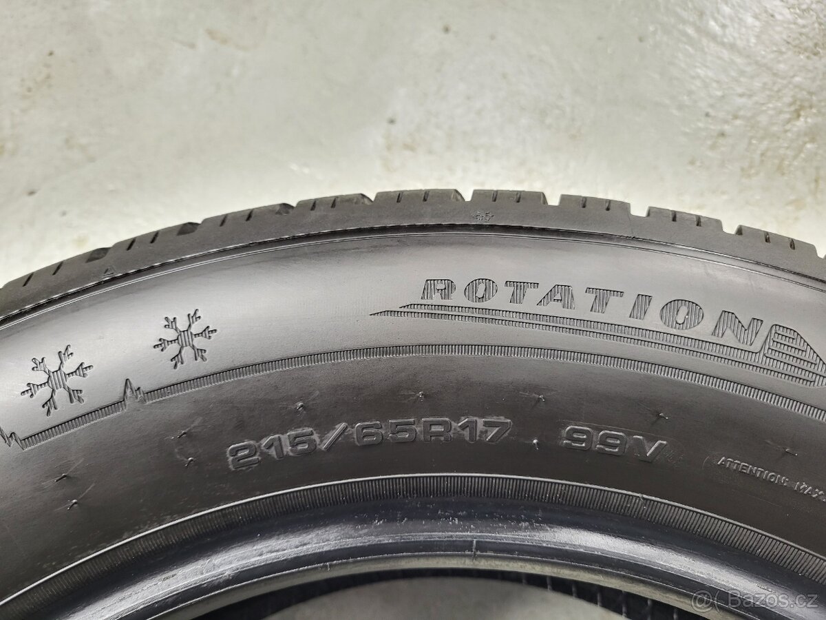 2x 215/65R17 Dunlop zimní - 7