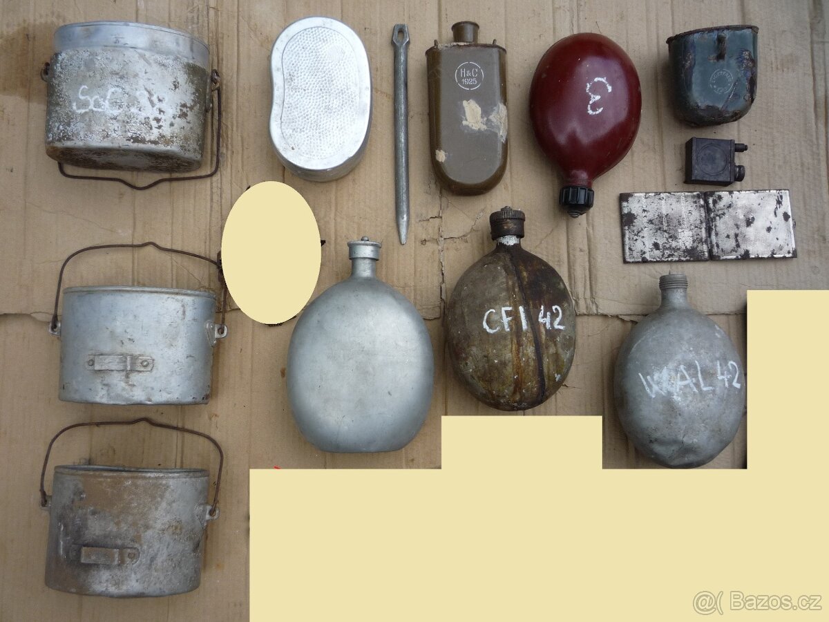 prodám různé vojenské přilby a vybavení z II.svět.války..... - 7
