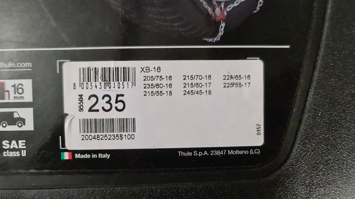 Sněhové řetězy Thule XB-16 NEPOUŽITÉ - 7