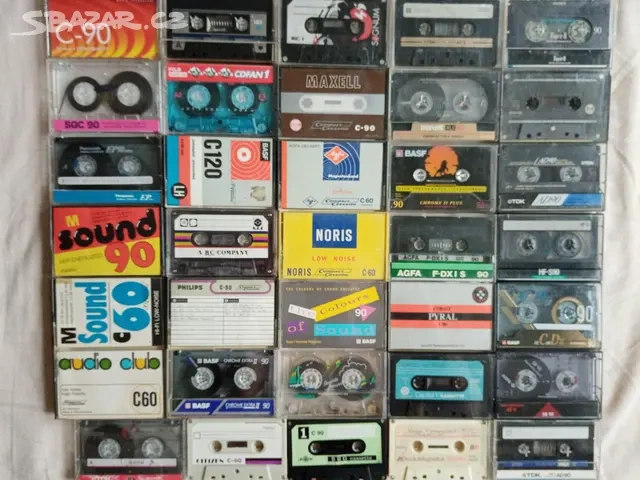 Nove foto 3.11. málo použitych 590 MC kazet od 9 Kč - 7