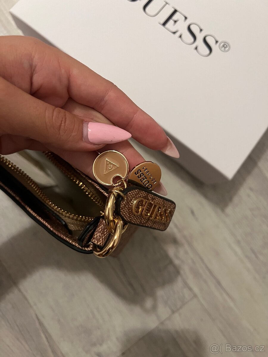 GUESS hnědá kabelka - 7