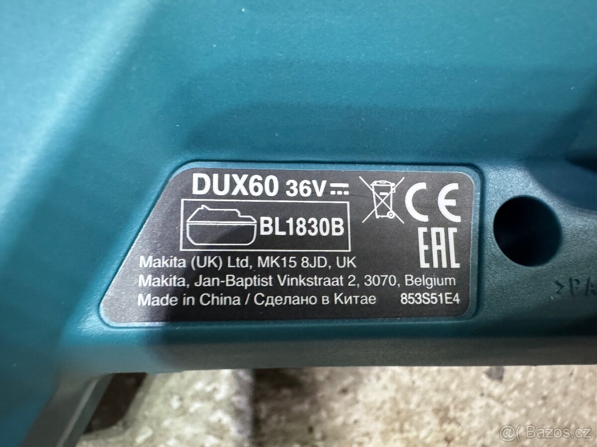 Makita DUX60Z a lamelový válec - 7