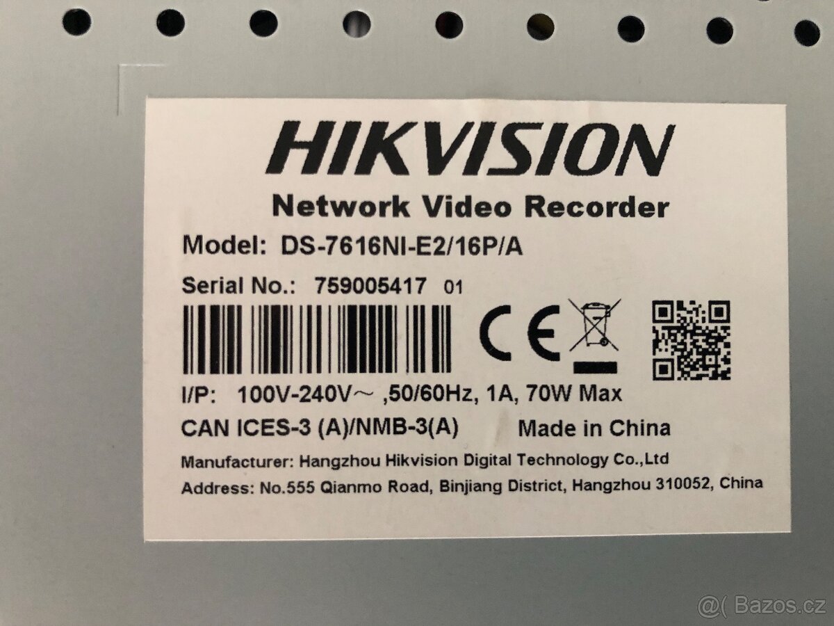 Kamerový systém HIKVISION - 7