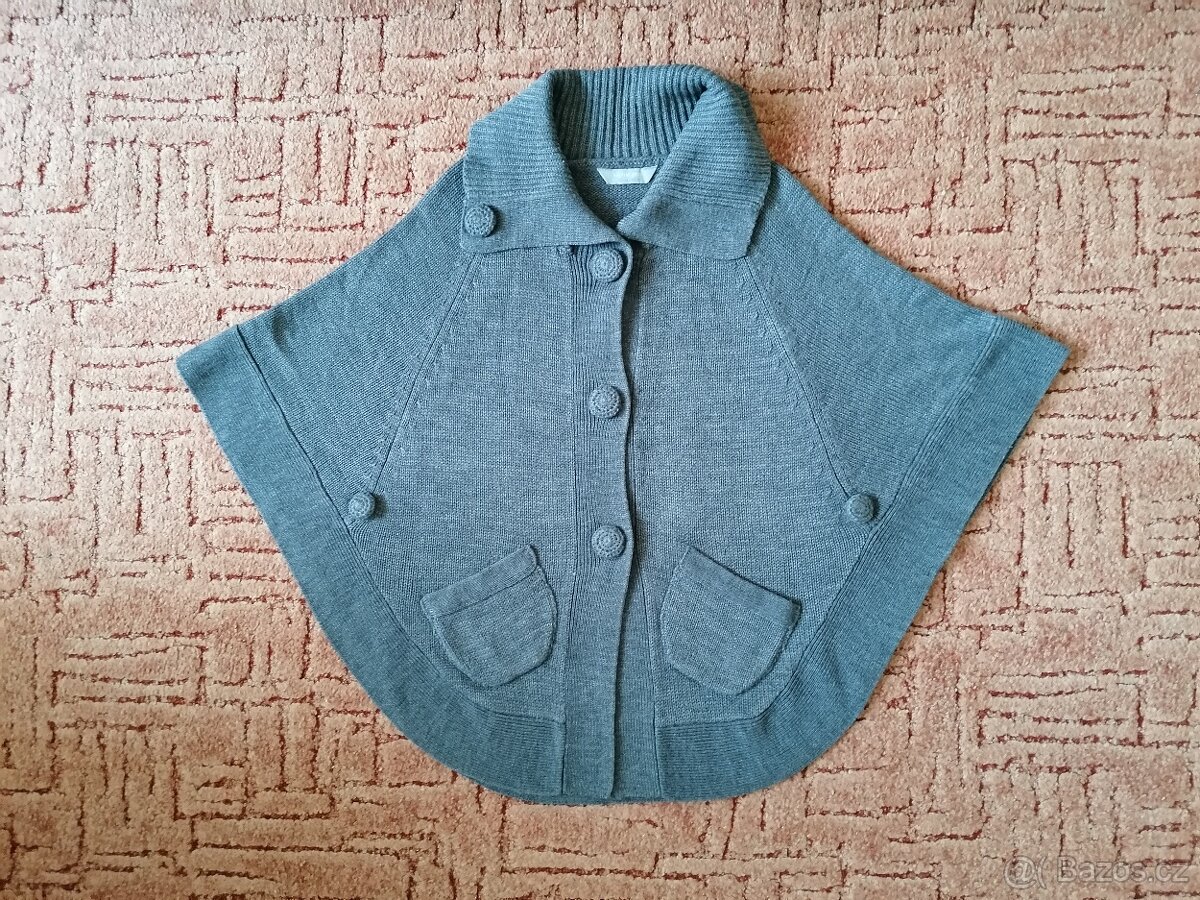 3x dámský svetřík - černý, šedý a fialový - 7