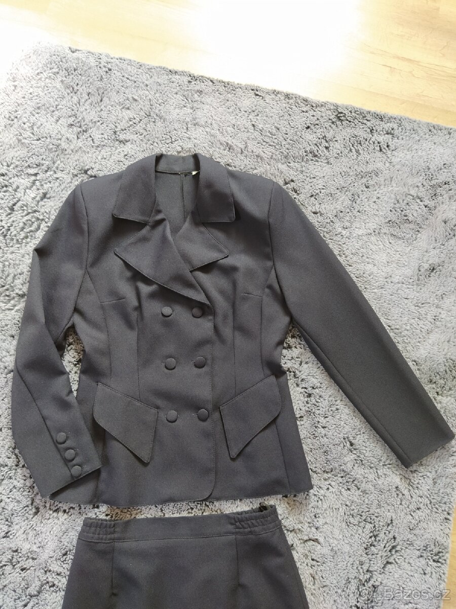 Dámský kostýmek (sako + sukně), vel. 38 - 7