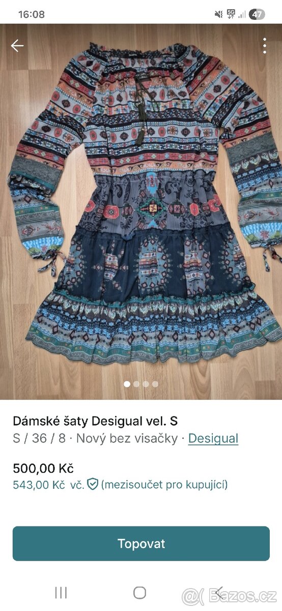 Dámské šaty Desigual vel. M a L - 7