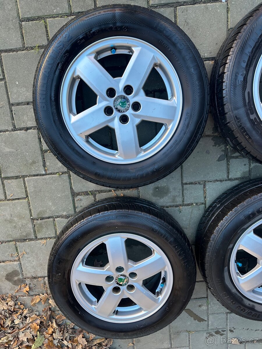 Originál alu Škoda Triton 5x100 r15 - 7