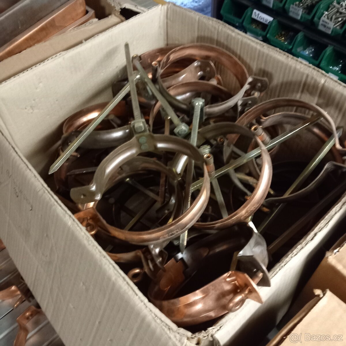 Cu (měděné) příslušenství ke žlabovině - 7