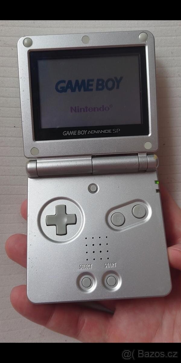 Nintendo Gameboy Advance SP + original nabíječka - 7