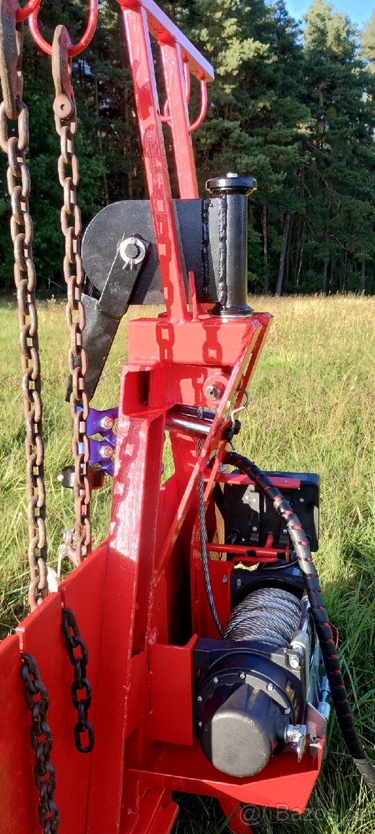 Elektrický naviják-štít za malotraktor - 7