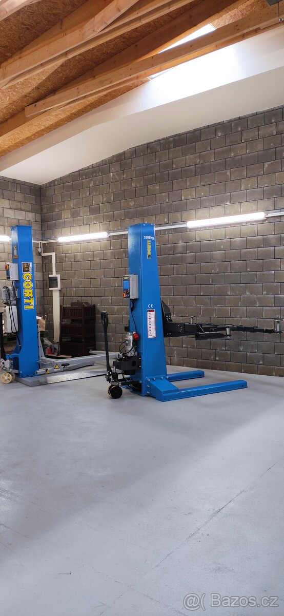 Jednosloupový MOBILNÍ zvedák 2.500/3.500 kg ZÁRUKA - 7