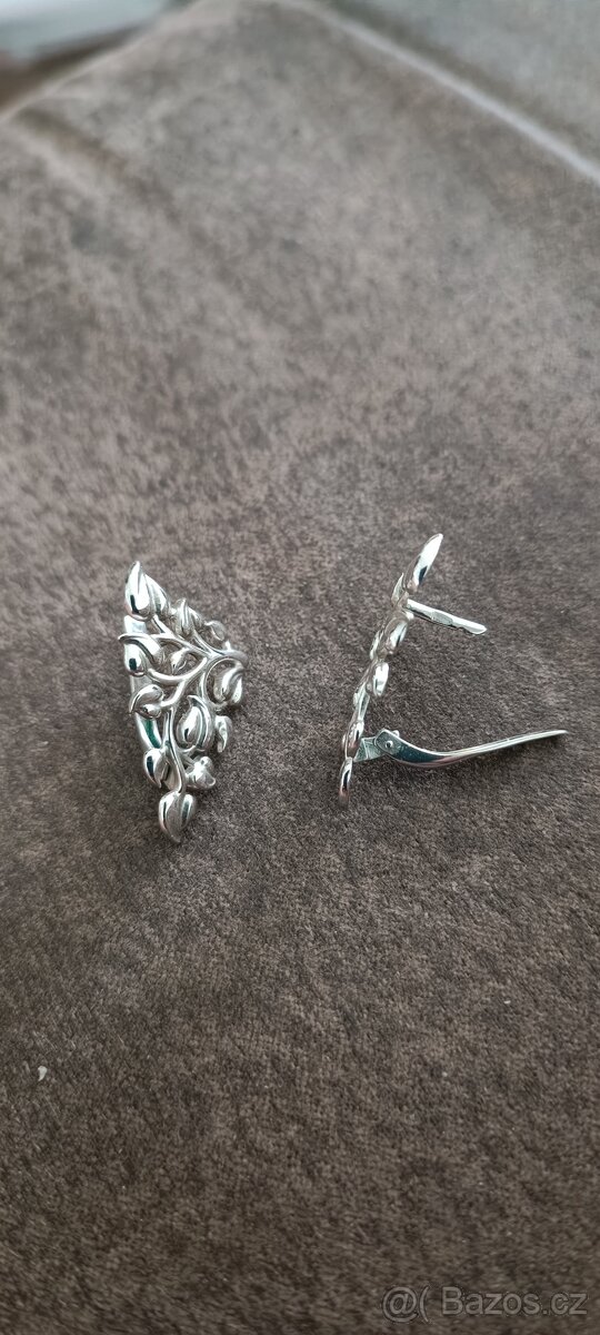Náušnice stříbro - 7