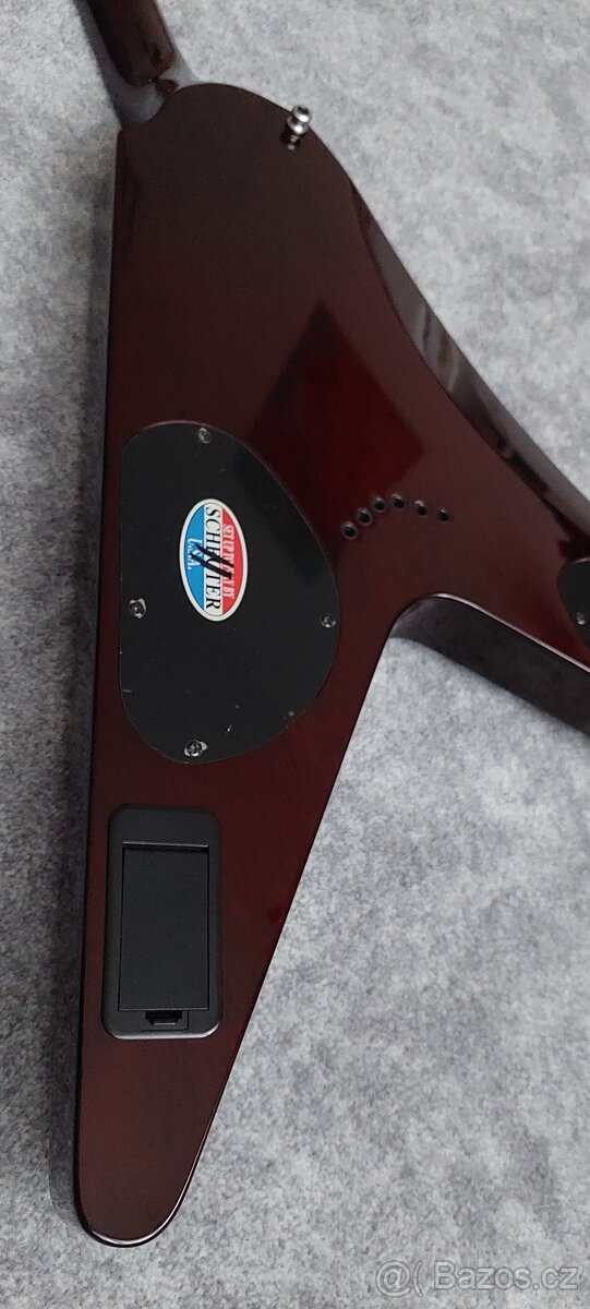 SCHECTER V-1 Hellraiser Black Cherry - 7